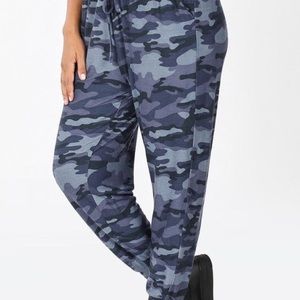 Navy Camo Joggers
